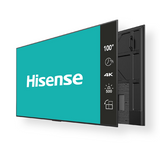 Hisense Digital Signage 100", 500 nits, 4k resolution, Full HD, with 7day x 24hrs operation, Android 14 OPS - 100DM66GE