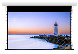 JK Electric In Ceiling Tab Tensioned Screen Screen, 92", 16:10 Aspect Ratio, Matt White Fabric - E1092HDTIC