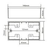 Vision Cable Termination System V3, 2-Gang Backbox - 3446598