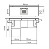 Vision Cable Termination System V3, RG45 Module - 3446576