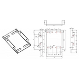 Vision Short Throw Wall Mount Projector Bracket - 2775928