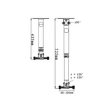 Vision Telescopic Projector Bracket - 2418655