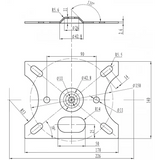 Vision Telescopic Projector Bracket - 2418655