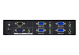 Aten Splitter, VGA, 4 Port with Audio -  VS0104