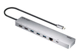 Aten Multiport Dock with Power Pass Through, USB-C - UH3240