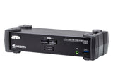 Aten KVM Switch, USB 3.0, HDMI, 2 Port - CS1822