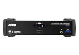 Aten KVM Switch, USB 3.0, HDMI, 2 Port - CS1822