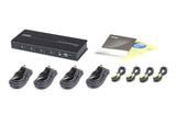 Aten KVM Switch, USB 2.0, 4 Port - CS724KM
