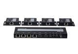 Aten 4K HDMI Cat6 Splitter with Receivers, 4-Port - VS1824KIT